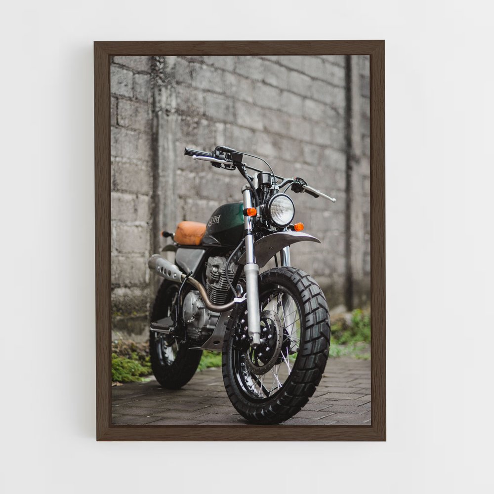 ap-scrambler cafe racer-1 cadre Bois foncé