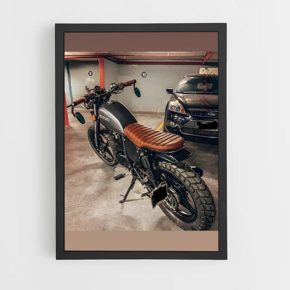 ap-scrambler cafe racer-3 cadre Noir