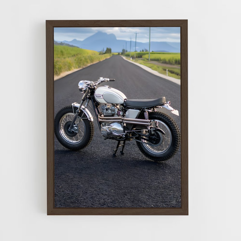 ap-scrambler desert sled-1 cadre Bois foncé