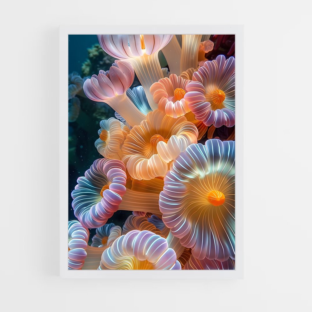 ap-sea anemone-1 cadre Blanc