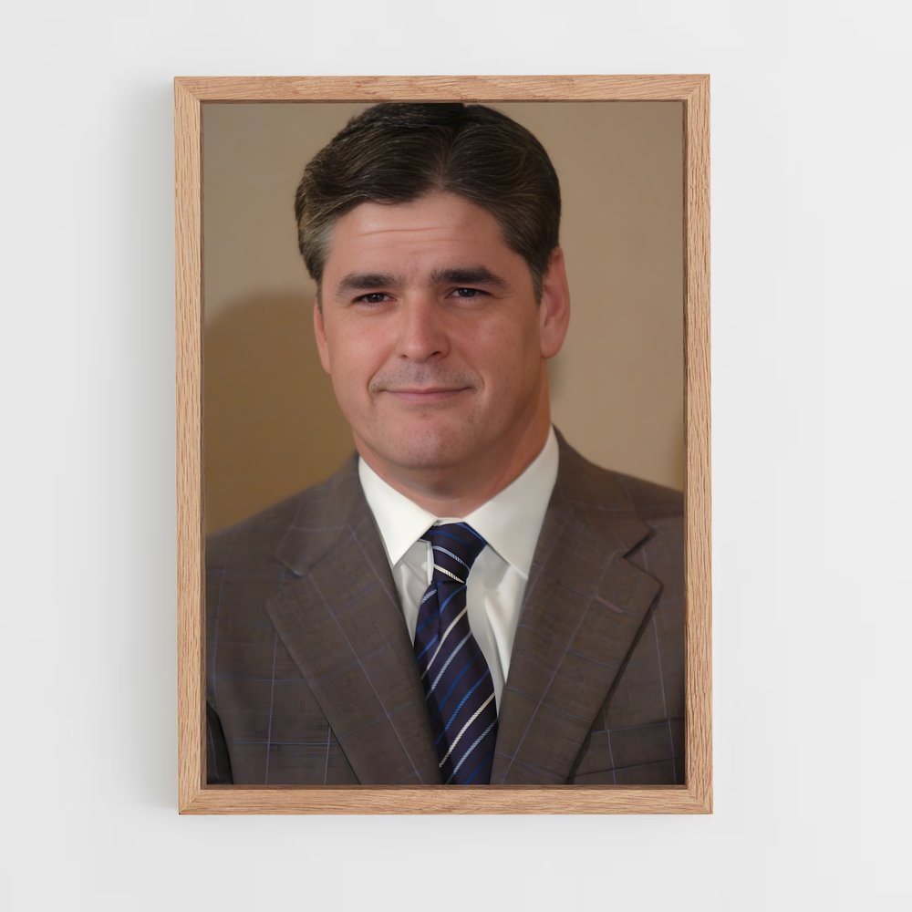 ap-sean hannity-2 cadre Bois clair