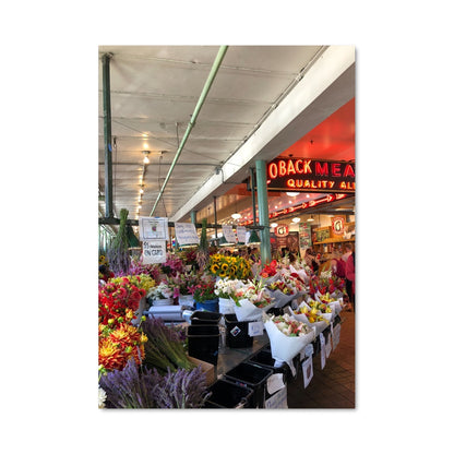 Poster Fleurs de Seattle
