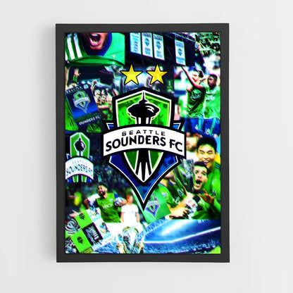 ap-seattle sounders fc-1 cadre Noir