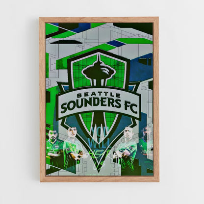ap-seattle sounders fc-3 cadre Bois clair