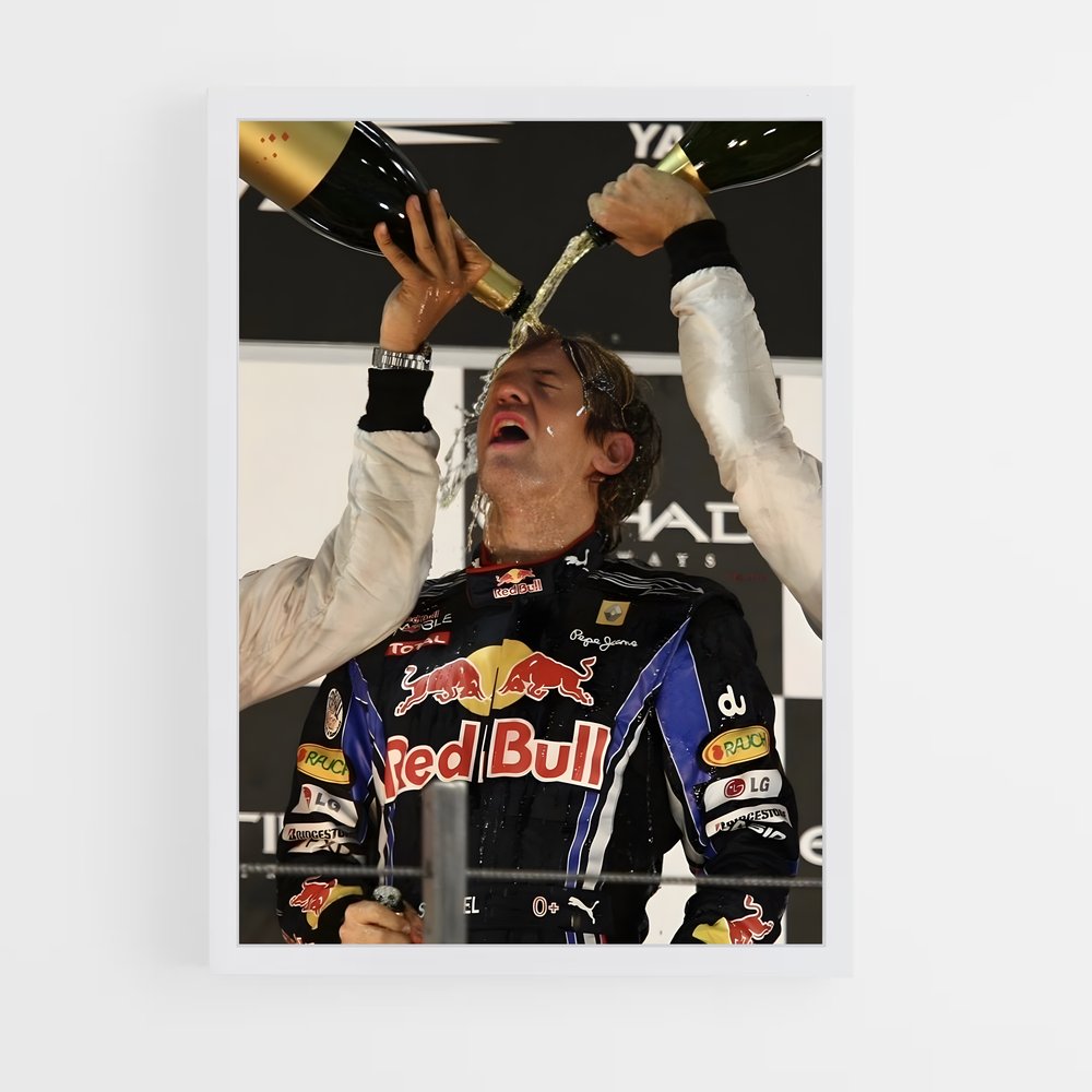 ap-sebastian vettel-2 cadre Blanc
