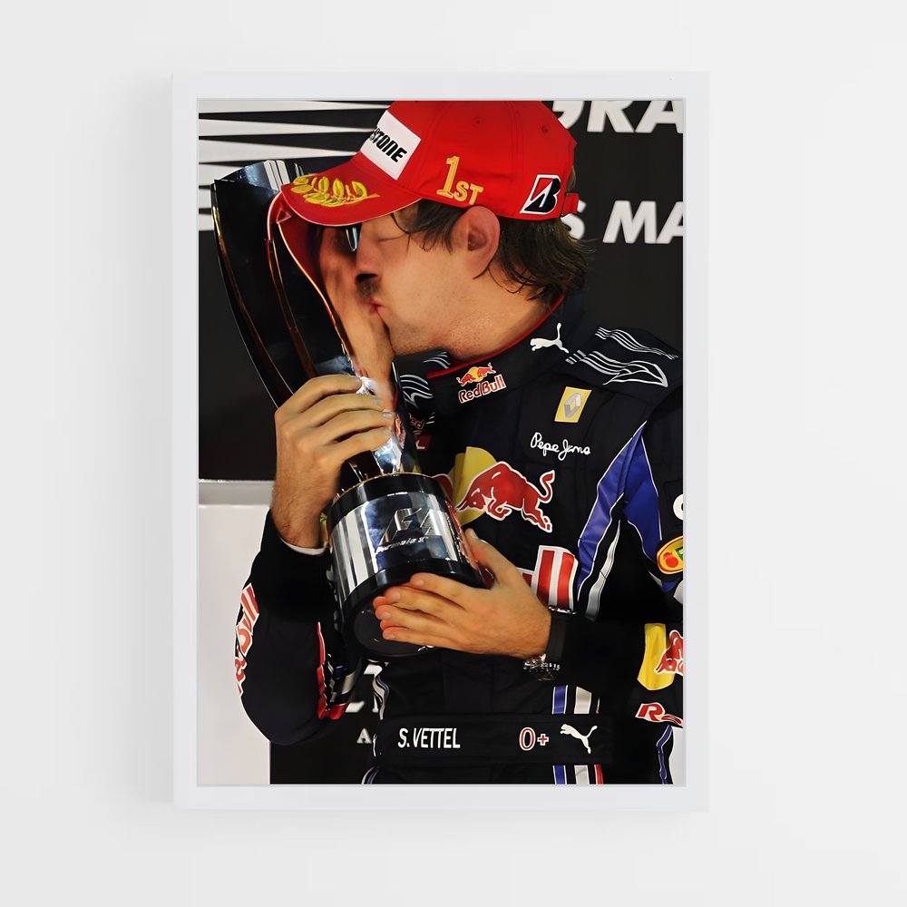 ap-sebastian vettel-3 cadre Blanc