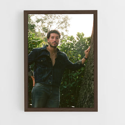ap-sebastian yatra-9 cadre Bois foncé