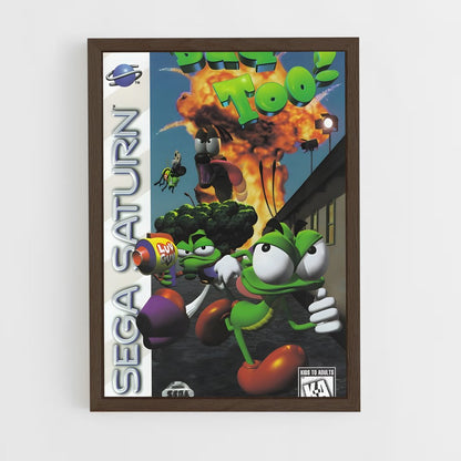 ap-sega saturn-3 cadre Bois foncé
