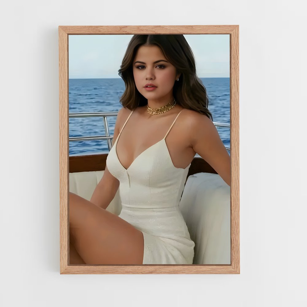 ap-selena gomez-9 cadre Bois clair