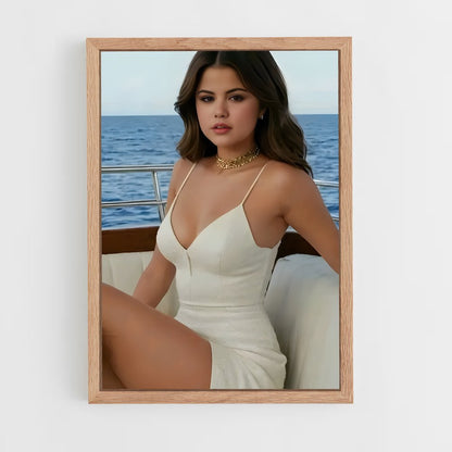 ap-selena gomez-9 cadre Bois clair
