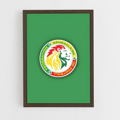 ap-senegal national football team-1 cadre Bois foncé