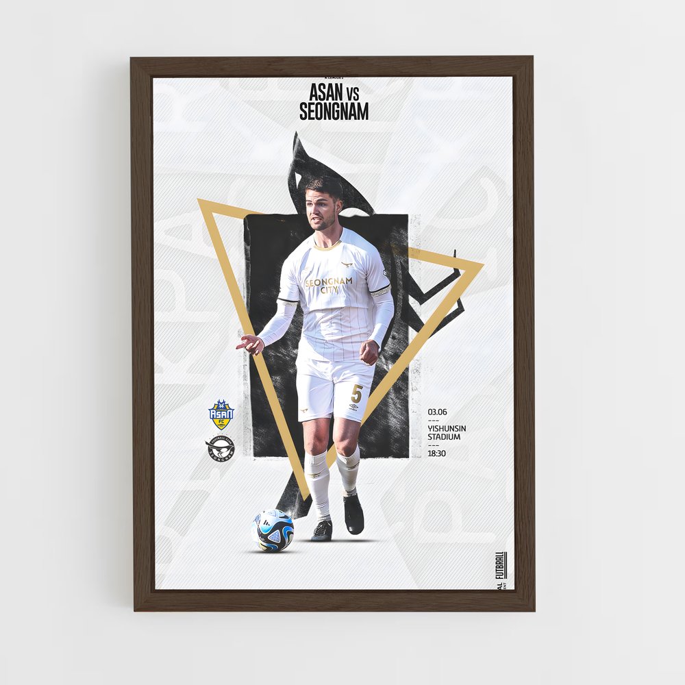 ap-seongnam fc-2 cadre Bois foncé