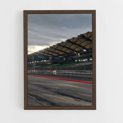 ap-sepang international circuit malaysia-2 cadre Bois foncé