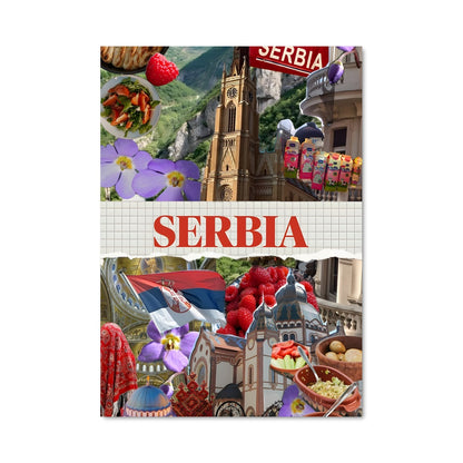 Poster Voyage en Serbie