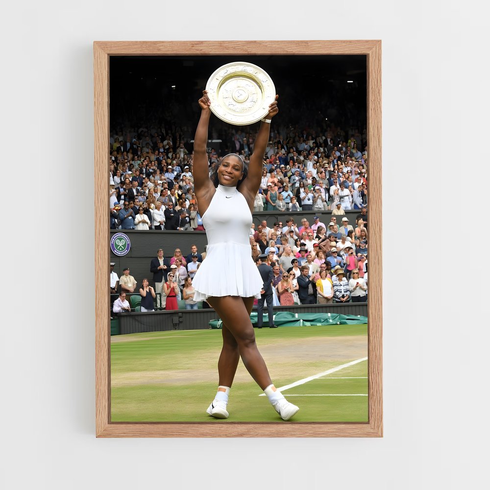 ap-serena williams-1 cadre Bois clair