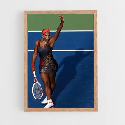 ap-serena williams-10 cadre Bois clair