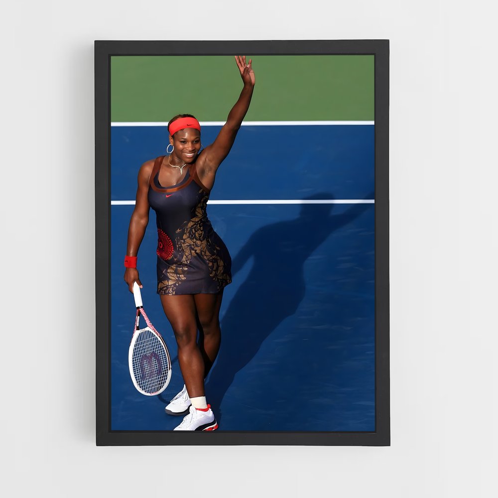 ap-serena williams-10 cadre Noir