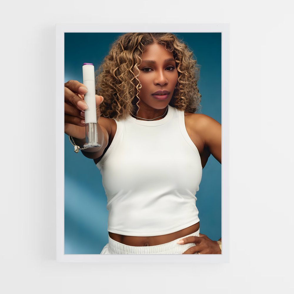 ap-serena williams-3 cadre Blanc