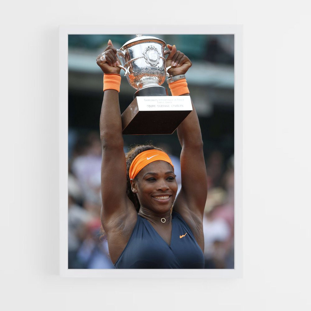 ap-serena williams-6 cadre Blanc