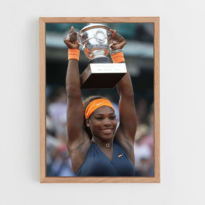 ap-serena williams-6 cadre Bois clair