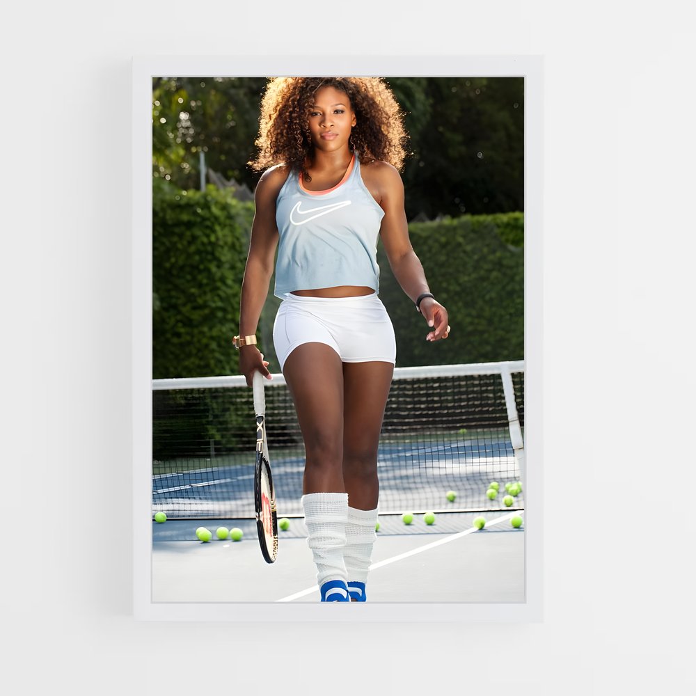 ap-serena williams-7 cadre Blanc