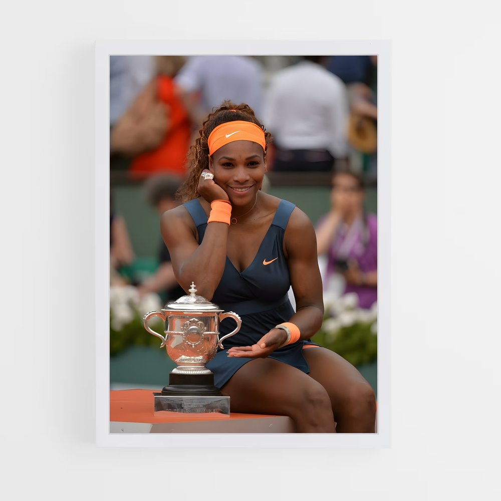 ap-serena williams-8 cadre Blanc