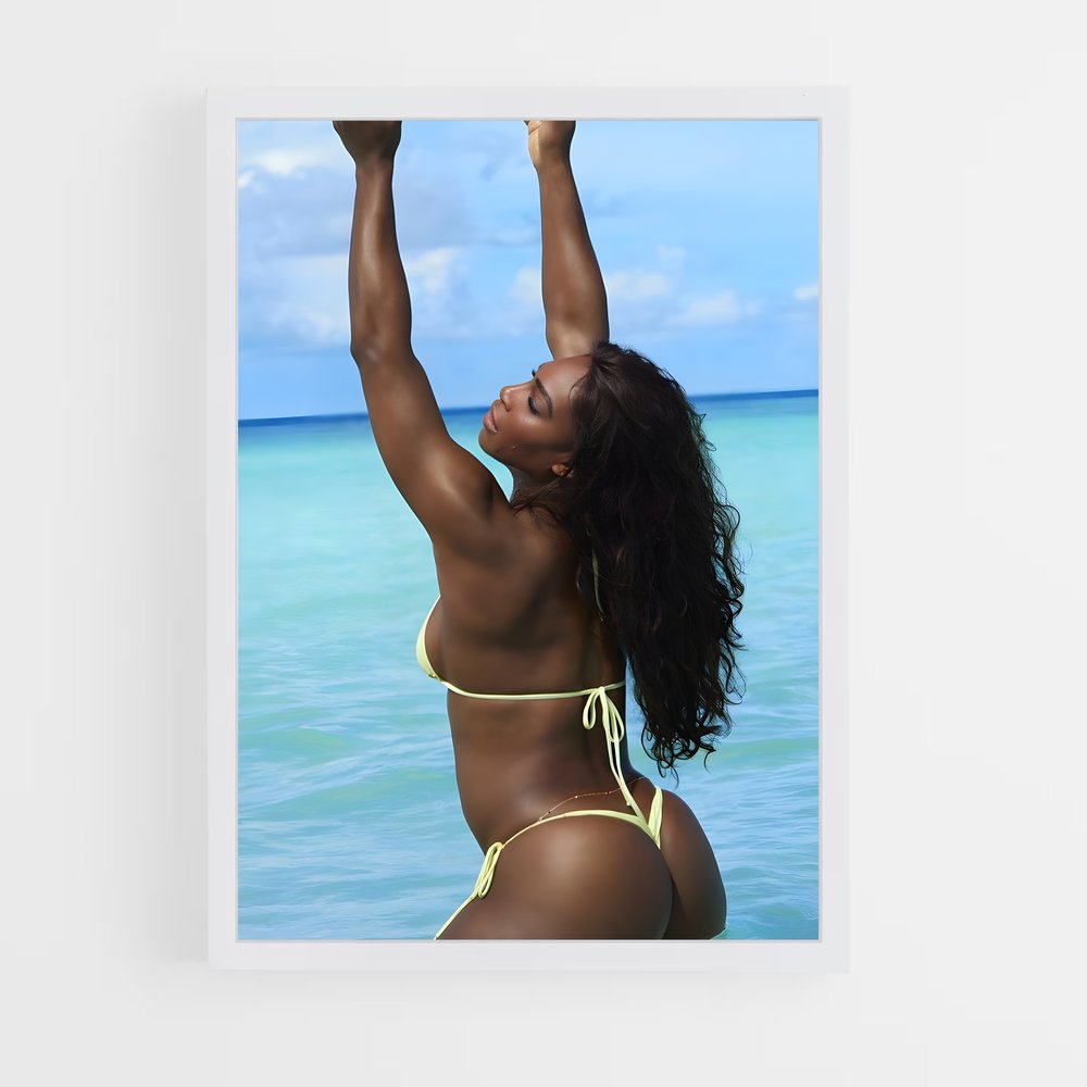 ap-serena williams-9 cadre Blanc