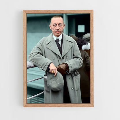 ap-sergei rachmaninoff-2 cadre Bois clair