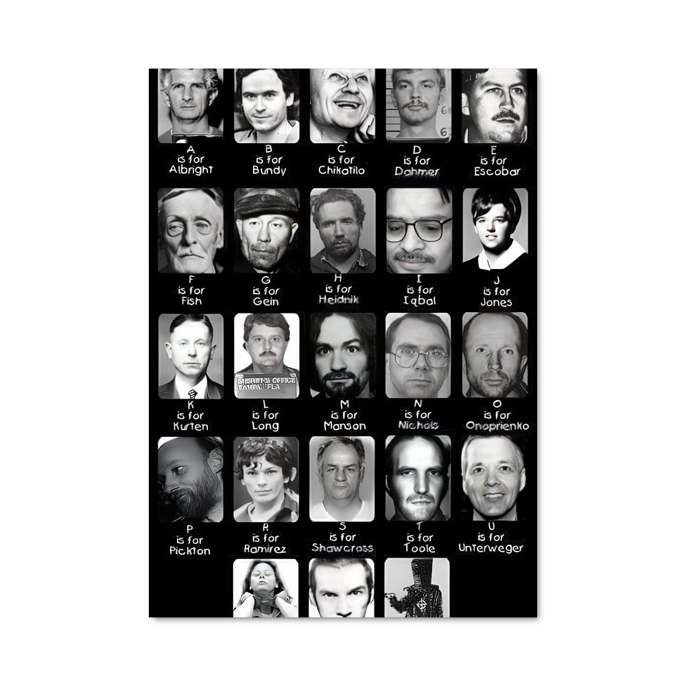 Poster Visages de l'Horreur