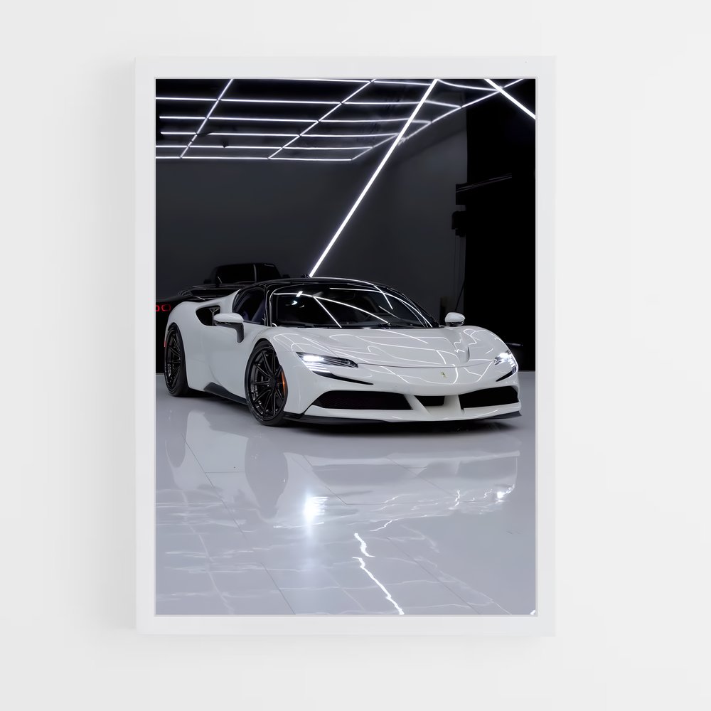 ap-sf90 stradale-4 cadre Blanc