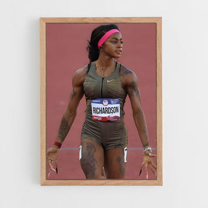 ap-sha'carri richardson-5 cadre Bois clair