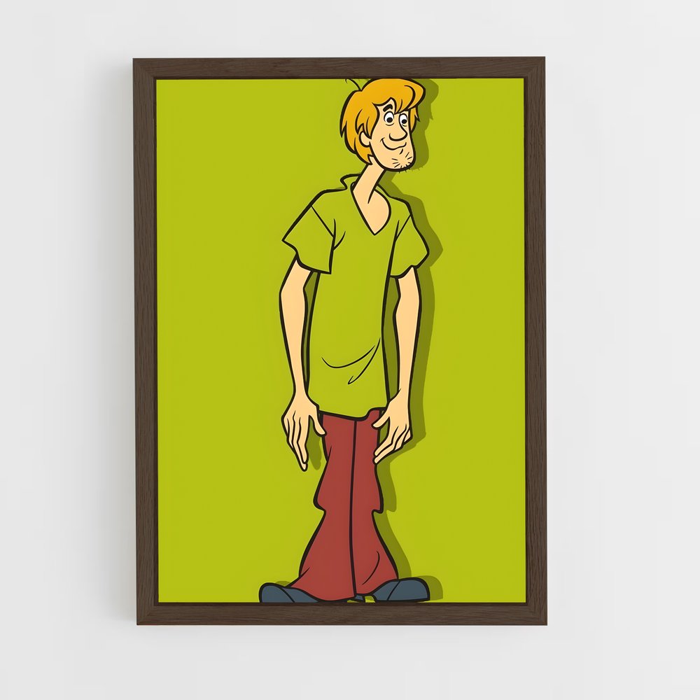 ap-shaggy-1 cadre Bois foncé