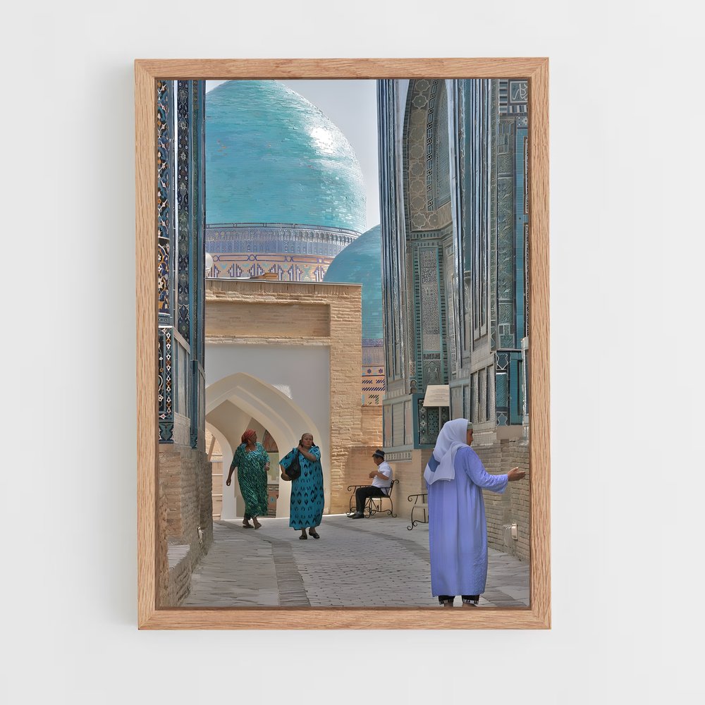 ap-shah i zinda necropolis-1 cadre Bois clair