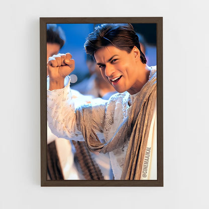 ap-shah rukh khan-12 cadre Bois foncé