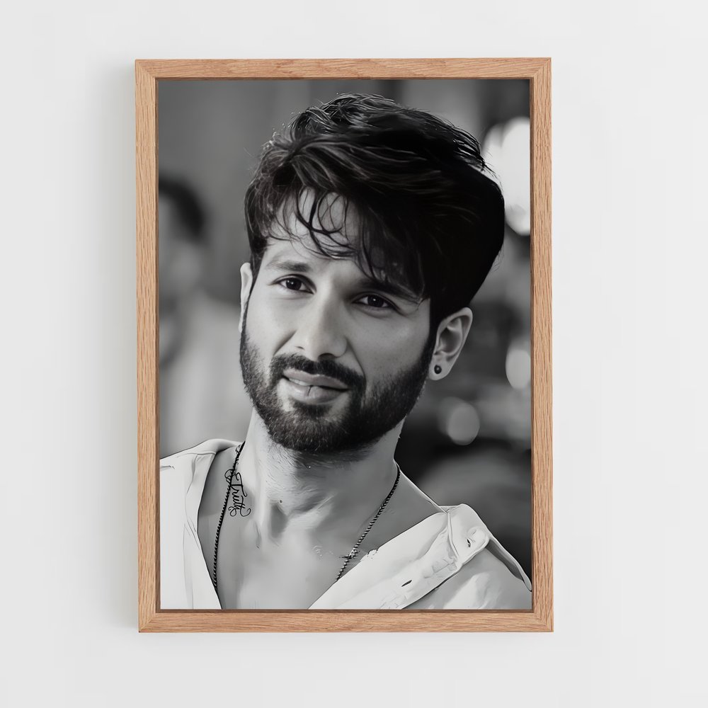 ap-shahid kapoor-10 cadre Bois clair