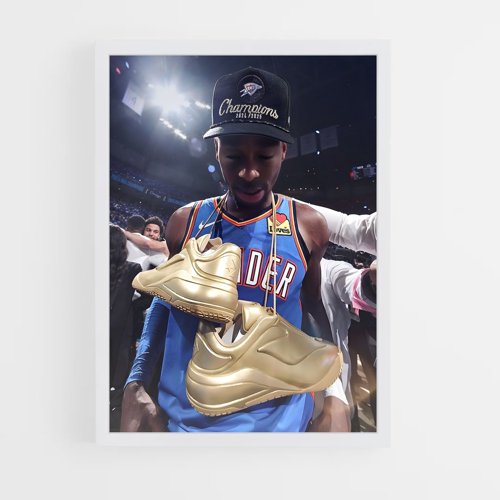 ap-shai gilgeous-alexander-3 cadre Blanc