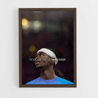 ap-shai gilgeous-alexander-5 cadre Bois foncé