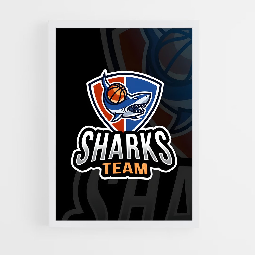ap-shanghai sharks basketball-1 cadre Blanc