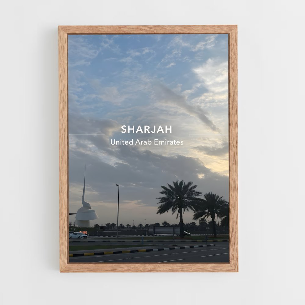 ap-sharjah-1 cadre Bois clair