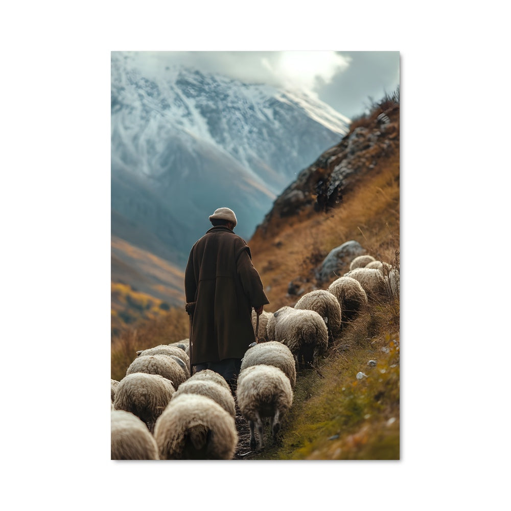 Poster Le Berger et son Troupeau