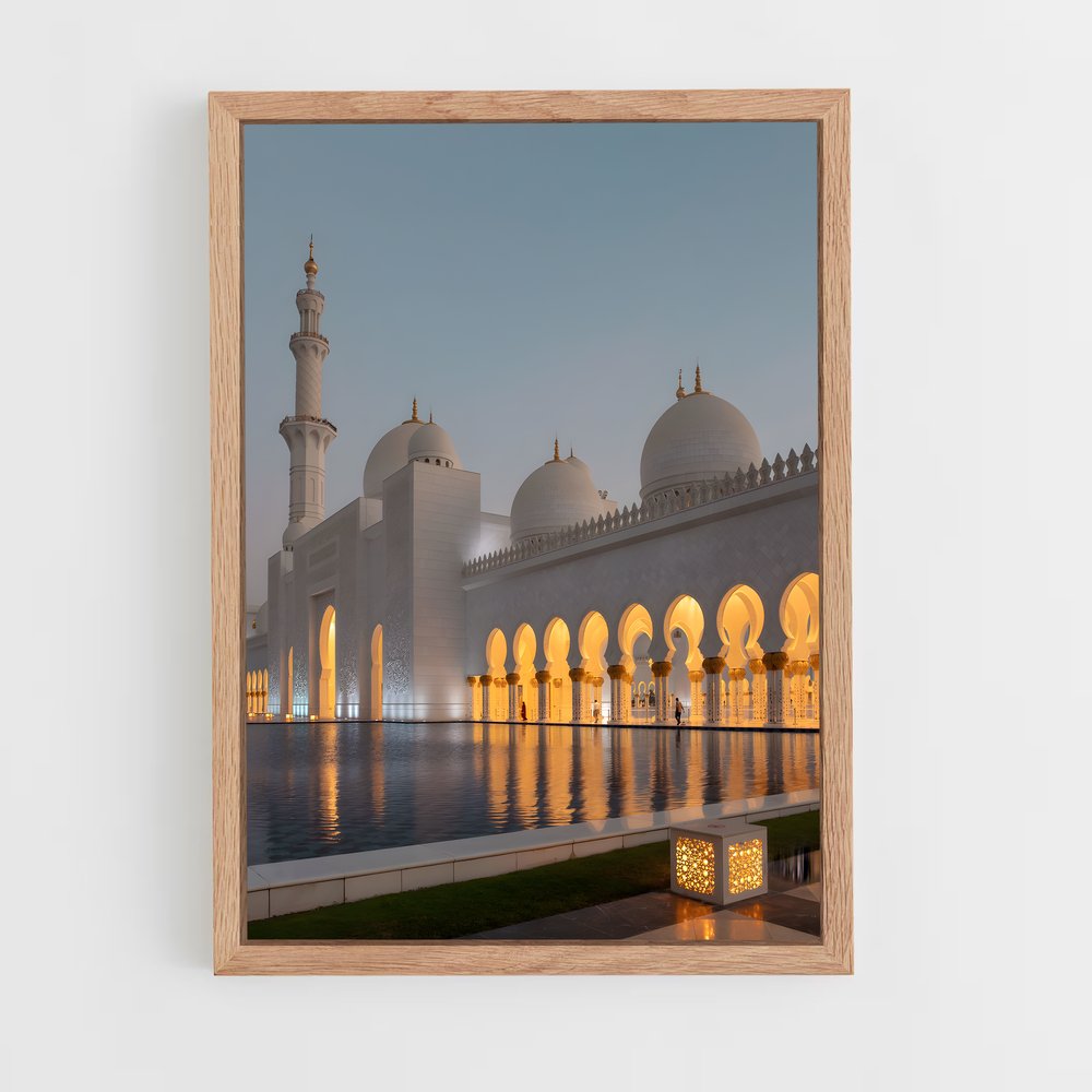 ap-sheikh zayed mosque-3 cadre Bois clair