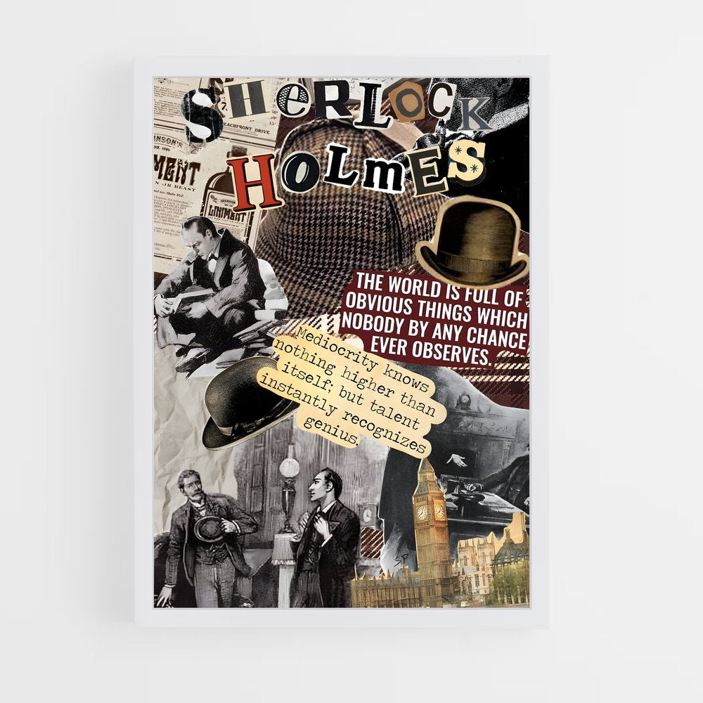 ap-sherlock holmes-4 cadre Blanc