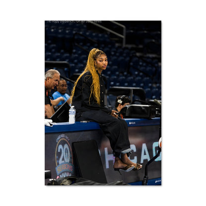 Poster Beyoncé au Slam Dunk