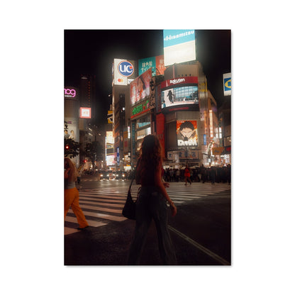Poster Nuit à Shibuya