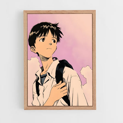 ap-shinji ikari-1 cadre Bois clair