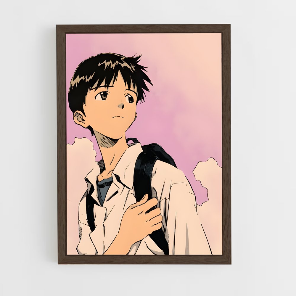ap-shinji ikari-1 cadre Bois foncé