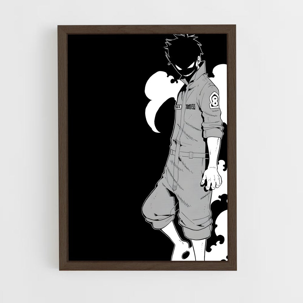ap-shinra kusakabe-2 cadre Bois foncé