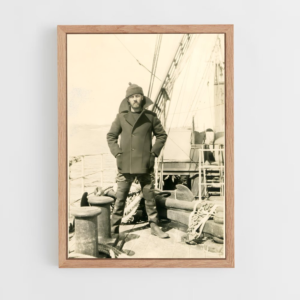 ap-ship captain-7 cadre Bois clair