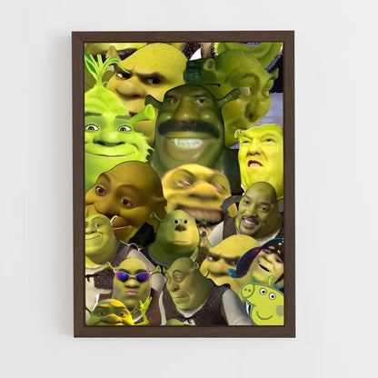 ap-shrek-3 cadre Bois foncé