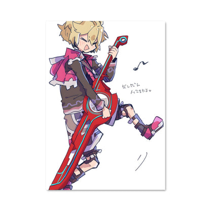 Poster Guitariste Étoilée